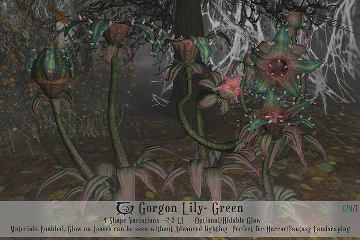 Gorgon Lilly Set- Green
