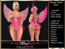 *BSASSY* WING 23 OUTFIT PINK