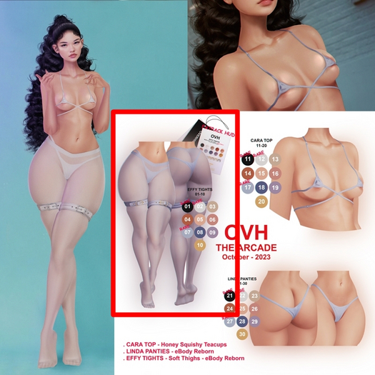 Effy Tights FULL SET + RARES (FATPACK)