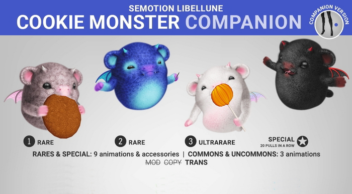 SEmotion Libellune Cookie Monster Companion ULTRARARE 03