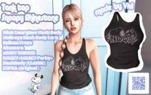 Tank top Snoopy Rhinestone -Vivi