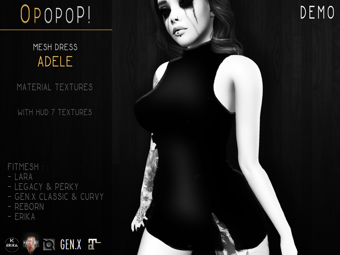 OPOPOP ! Mesh Dress ADELE V# DEMO
