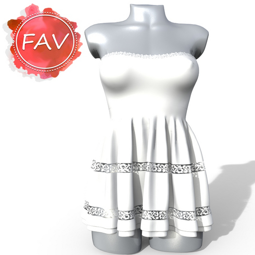 White Lace Dress Reborn