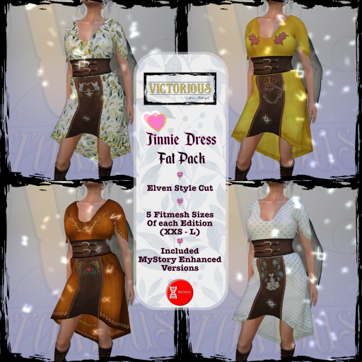 [V] Jinnie Dress: Fat Pack Edition