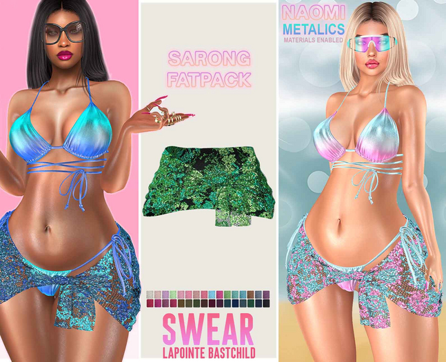 Sarong Naomi Sequin 