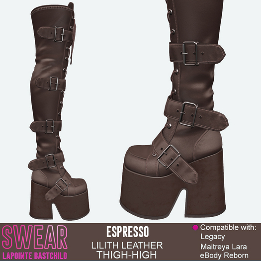 Leather Boots Lilith ESPRESSO