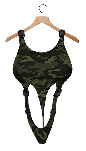 BUENO-Mona Bodysuit-Camo