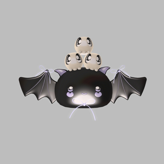 * My Bat Friend * Shoulder Companion Purple