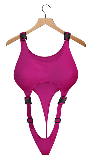BUENO-Mona Bodysuit-Fushia