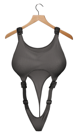 BUENO-Mona Bodysuit-Gray