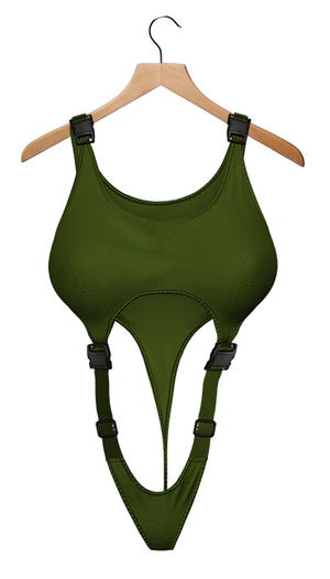 BUENO-Mona Bodysuit-Olive