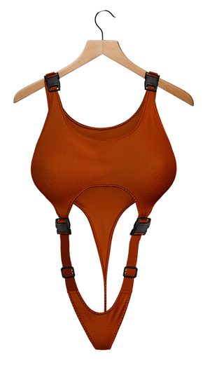 BUENO-Mona Bodysuit-Pumpkin
