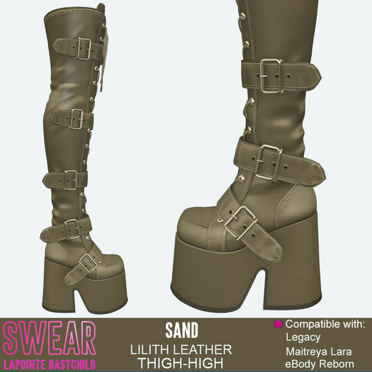 Leather Boots Lilith SAND