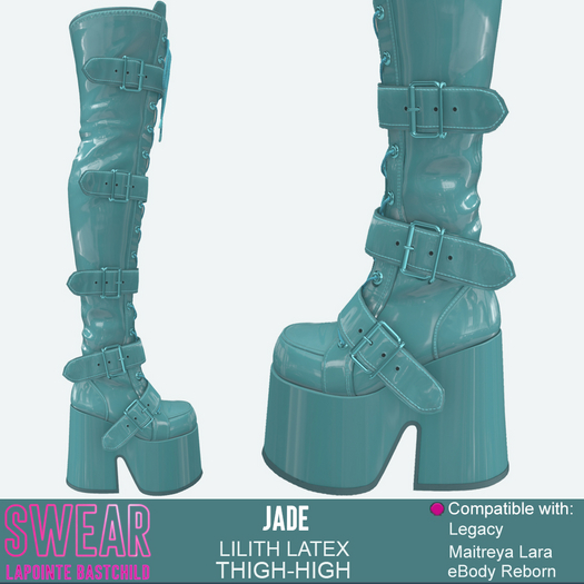 Latex Boots Lilith JADE