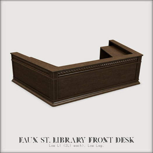 -Jane&Finch- Faux St. Library Front Desk
