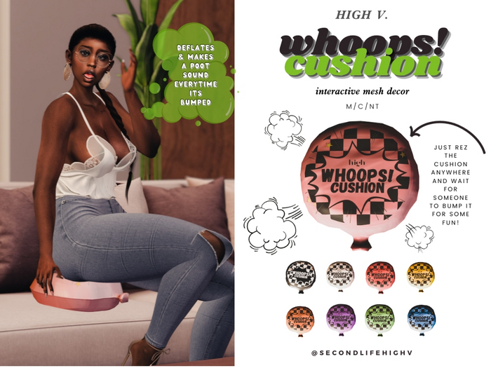 [high v.] whoops! cushion chubby pack (unpacker)