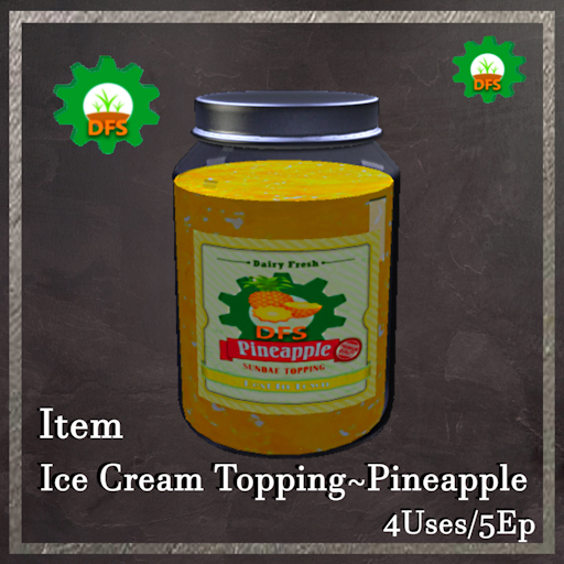 DFS Ice Cream Topping - Pineapple Textur