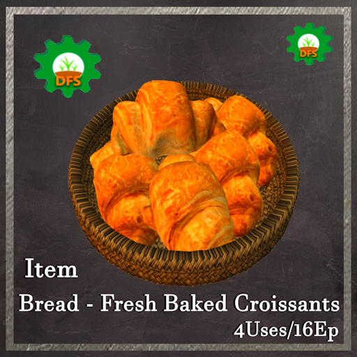 DFS Bread -  Fresh Baked Croissants Textur