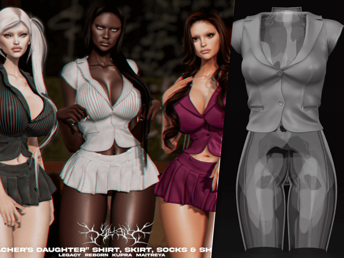 #Klubb "Preacher's Daughter" Shirt [Razor Blade]