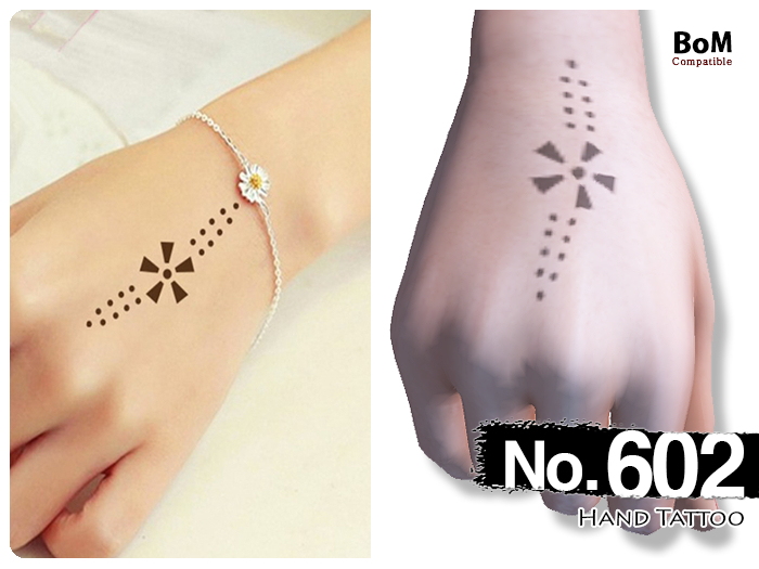 (Hand Tattoo) No.602