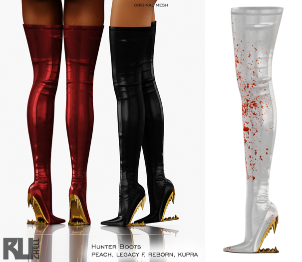 Ruchell: Hunter Boots 'WhiteBlood'