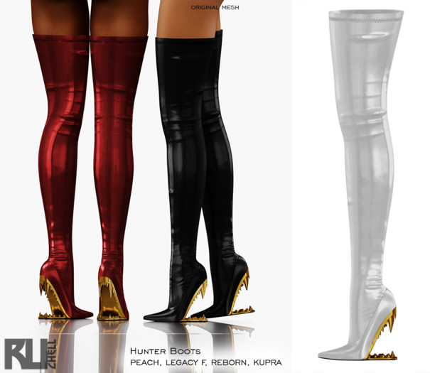 Ruchell: Hunter Boots 'White'