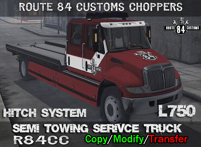 Route 84 Customs - Semi Towing Service Truck Hitch System