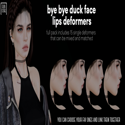 rvn - bye bye duck (lips deformers pack) - DEMO
