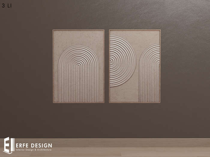 Illussion Plaster Wall Frame 3 LI [Erfe Design] PACK
