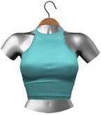 RIOT / Cara Knitted Halter - Ice