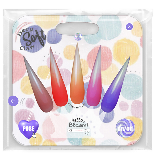 BLOOM - SOFT (Deep) NAILS [CLAW ] eBODY