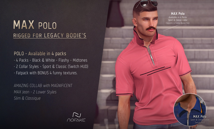 / NF / MAX_POLO_LEGACY M / AT FATPACK + 4 BONUS TEXTURE