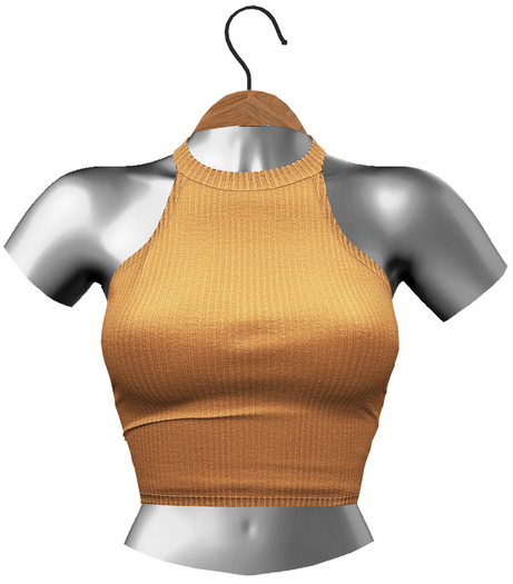 RIOT / Cara Knitted Halter - Citrus