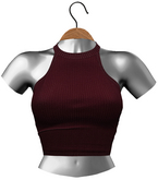 RIOT / Cara Knitted Halter - Berry