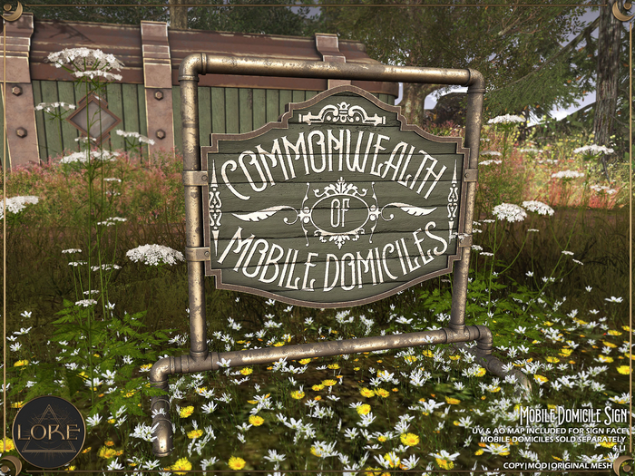 LORE Mobile Domicile Sign 