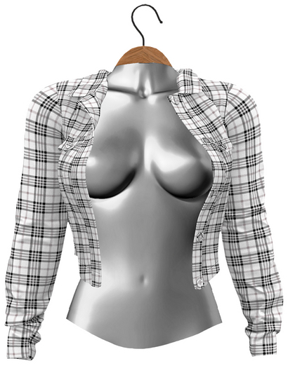 RIOT / Cara Flannel Jacket - White