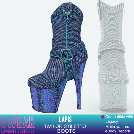 Stiletto Boot Taylor LAPIS