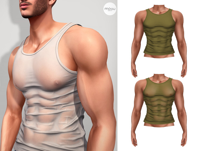 Mossu - Walter Tank Top - Olive