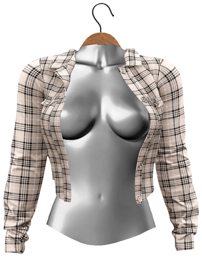 RIOT / Cara Flannel Jacket - Ghost