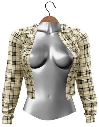 RIOT / Cara Flannel Jacket - Cream