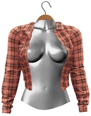 RIOT / Cara Flannel Jacket - Coral