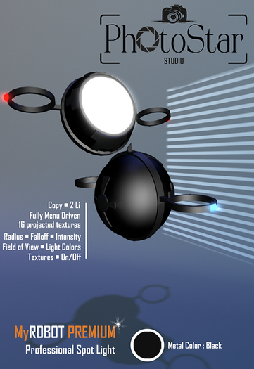 [PhotoStar] MyRobot Premium Light Black (add me)