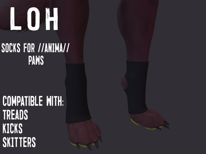 L0H Socks for ///ANIMA\\\ Treads, Kicks, Skitters