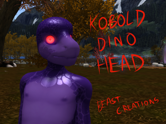 .:Beast Creations:. kobold dino head
