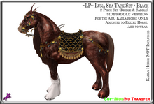 ~LP~ Luna Sea Tack Set [BOXED] ABC Kaiila Black