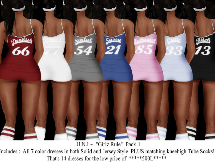 U.N.I ~ Girlz Rule ~ Pack 1  