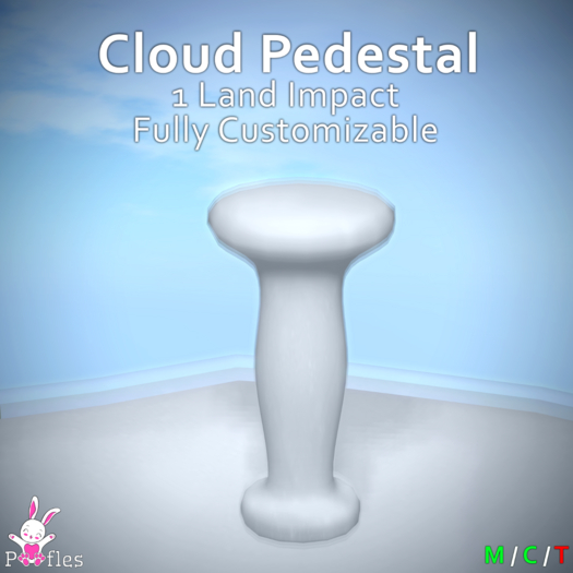 {Poofles} Cloud Pedestal