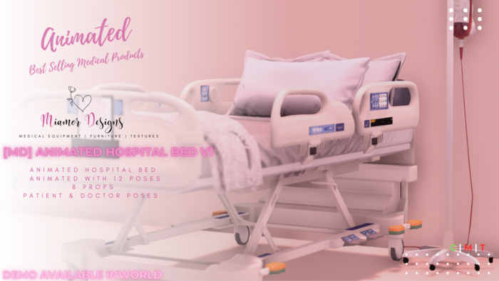 [MD] Animated Hospital Bed v1 (Boxed)