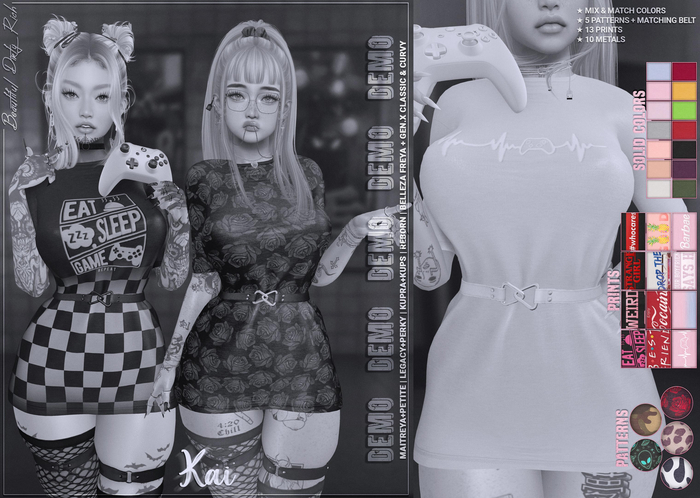 *B.D.R.* Kai -Dress- DEMO