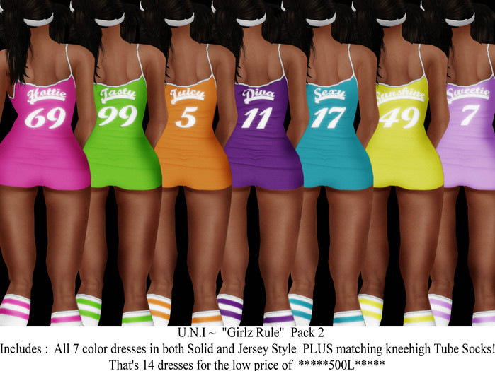 U.N.I ~ Girlz Rule ~ Pack 2  